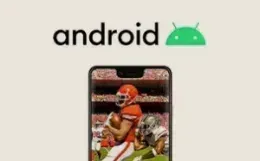 Téléphone Android avec une chaîne en direct